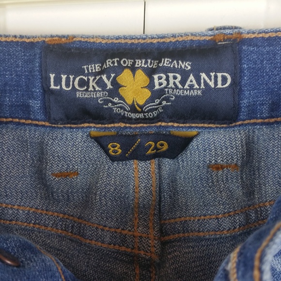 Lucky Brand Denim Stars Riley Shorts Sz 8 / 29 EUC - Picture 5 of 9